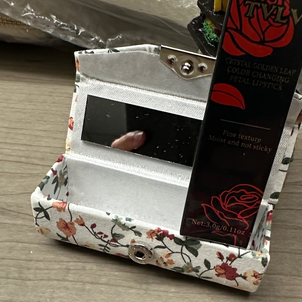 LAST 1! Floral Case & Lipstick - PH color changing lipstick. 🆕 - Picture 3 of 5